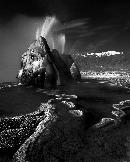 "I also took this image in color. If you get a chance. look at Geyser I. in color.  The black & Whit