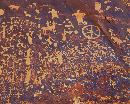 "The Petroglyphs shown on "Newspaper Rock" were created by several ancient cultures beginning over 1